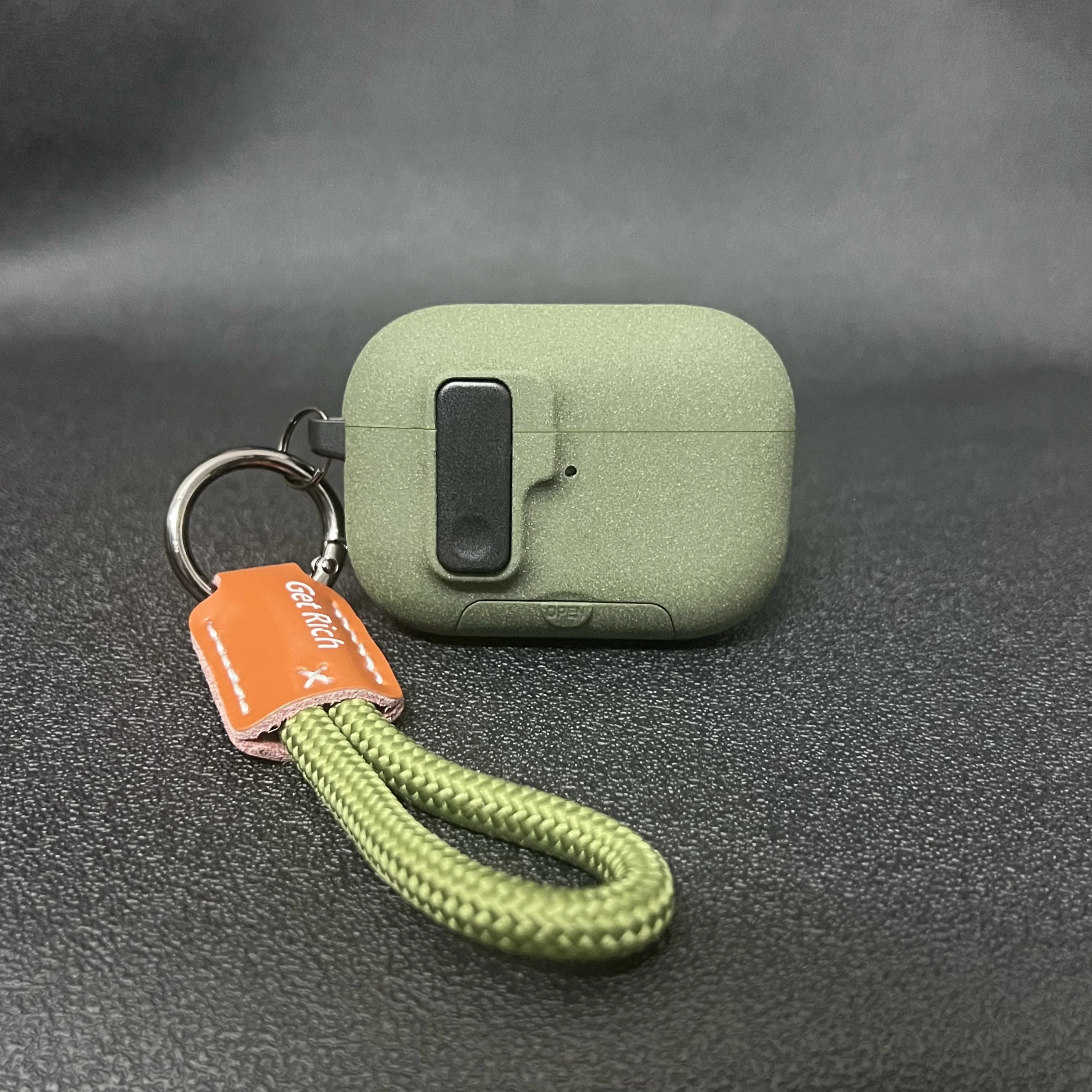 

Case For Apple AirPods Pro 3 Earphone Case with Keychain Shockproof Protector Case Cover with Lanyard