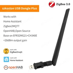 Hub USB Universal Zigbee para Assistente Doméstico, Dongle Wireless Gateway Plus-E, OpenHAB, Zigbee2MQTT, USB 3.0