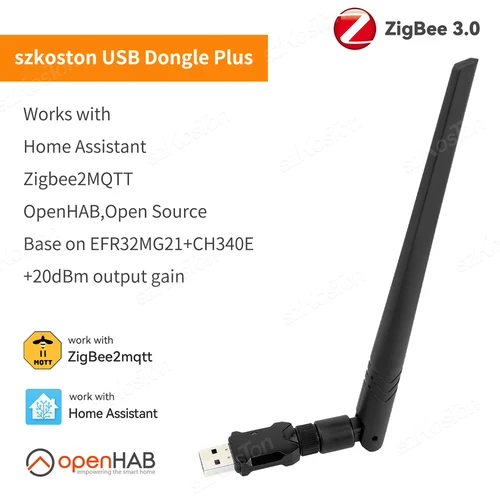 Zigbee-Dongle USB Plus E Gateway, Hub Universal para Asistente del hogar, OpenHAB, Zigbee2MQTT, inalámbrico, 3,0
