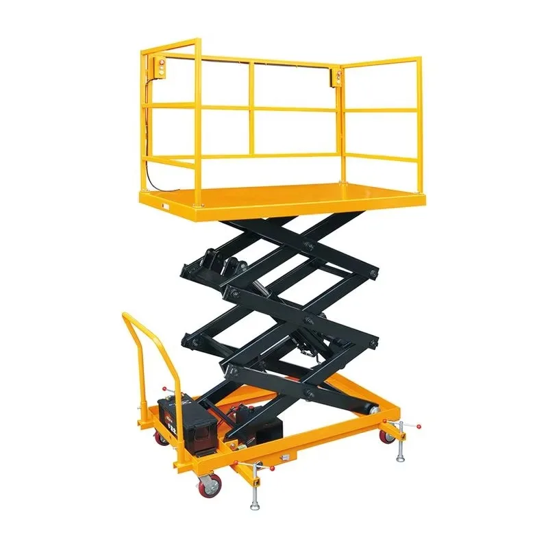 

Load Transporter Lift Table Hydraulic Lift Wholesaler Aluminum Alloy Manned Lifting Platform