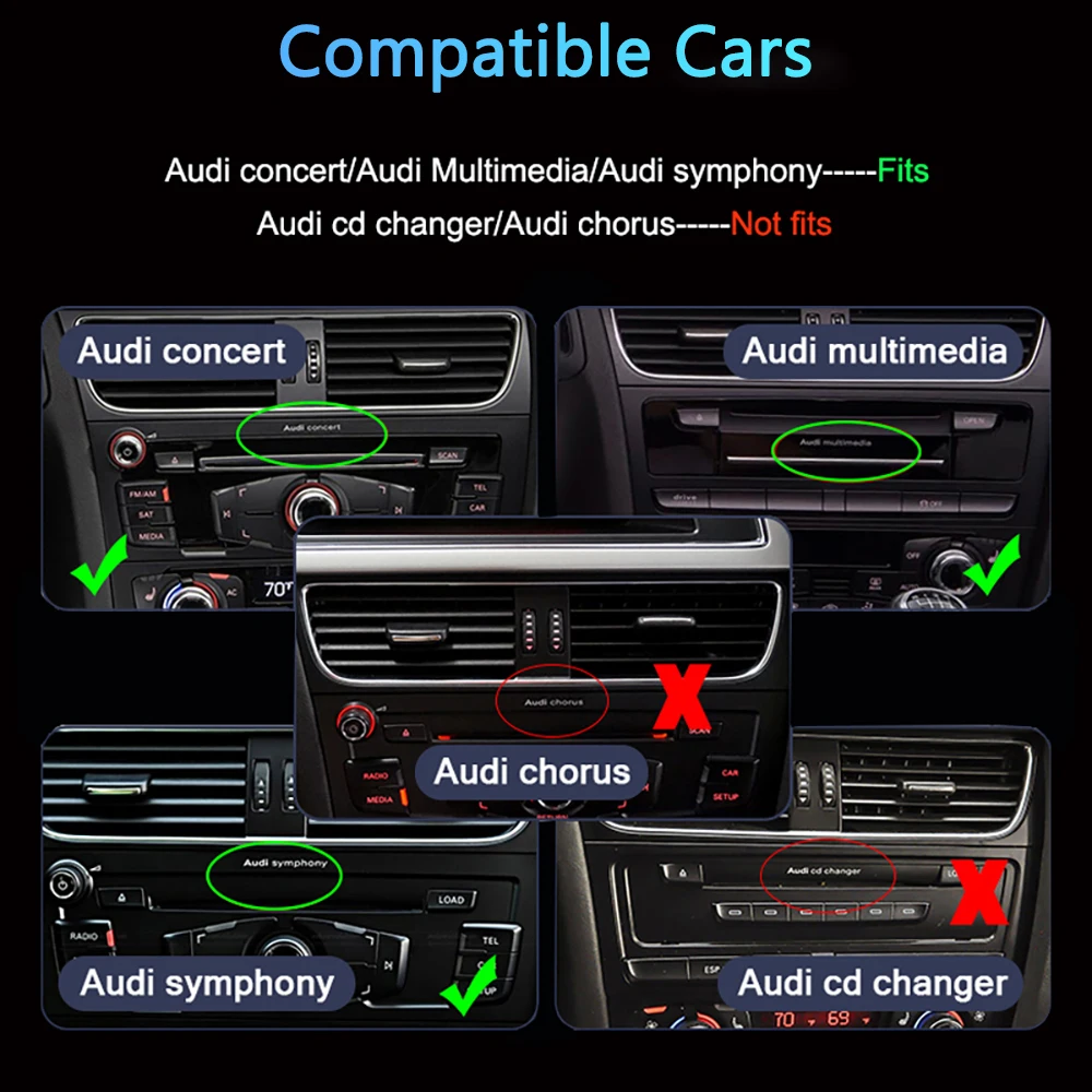 BONROAD For Audi Q5 2009-2016 Android Car Radio Multimedia Player Carplay Touch Screen Bluetooth WIFI GPS Navigation Stereo