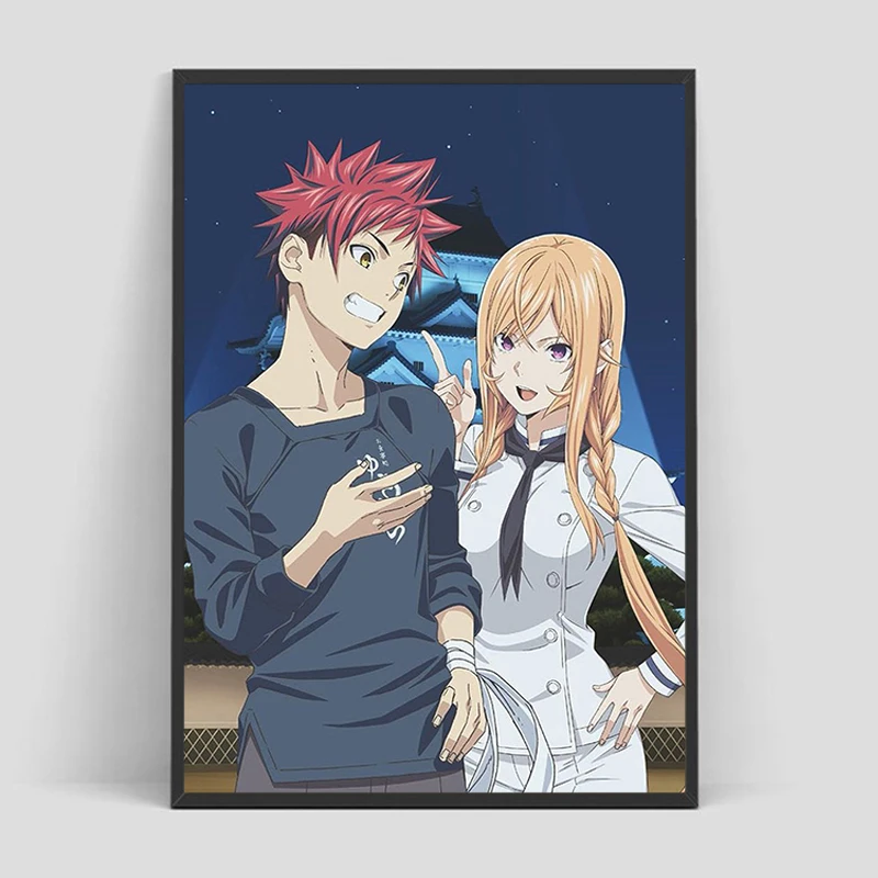 

Shokugeki No Souma Wall Posters Room Decor Home Decorations Interior Poster Art Mural Bedroom Decoration Painting Pictures Movie