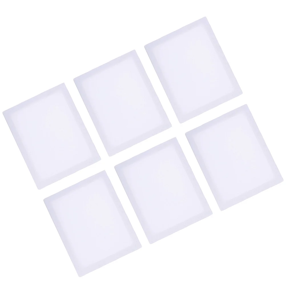 

6PCS Oil Painting Frames DIY Painting Boards Cotton Linen White Stretched Canvas for Drawing Painting 25x30