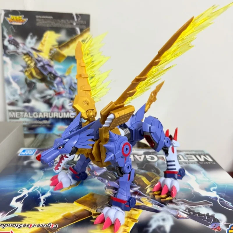 

BANDAI Original Model Kit FRSA Digimon Adventure Metal Garurumon Amplified Assembly Action Figure Model Gifts Toys for Children