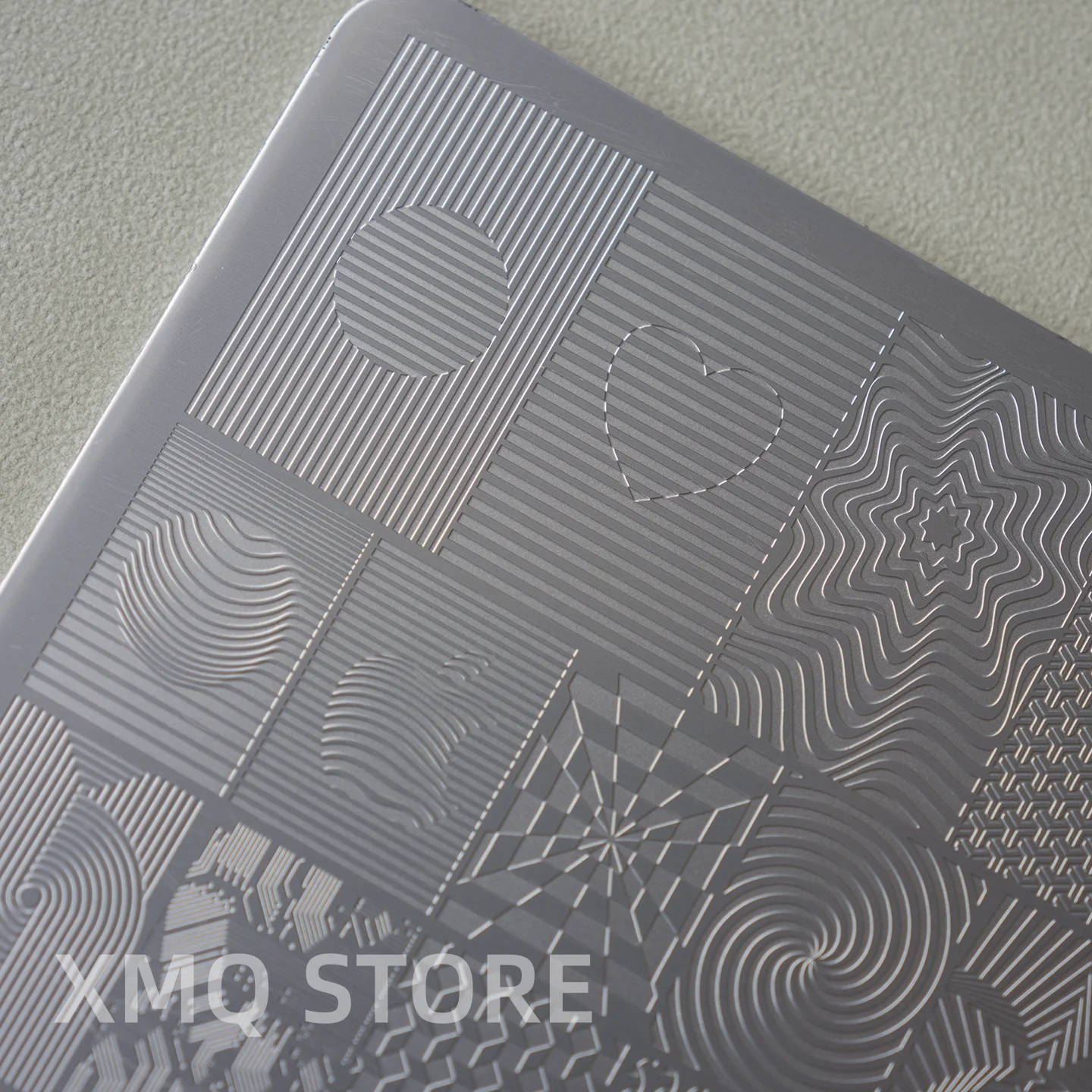XMQ NAIL ART STAMPING PLATES CONSTELLATION TEMPLATES HEART IMAGEPLATES – Detail 1