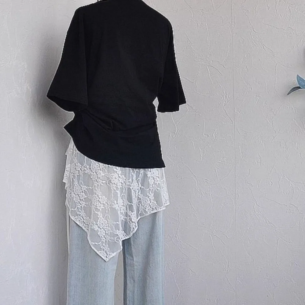 

Модная короткая юбка на шнуровке с многослойным дизайном, легкая юбка-накидка, юбка-фартук для женщин