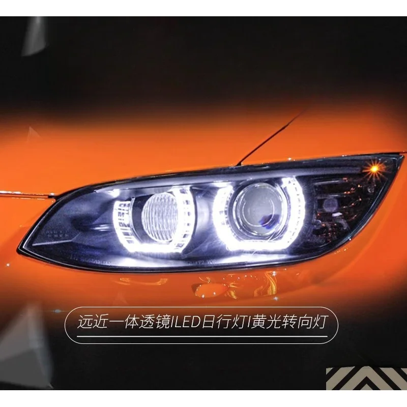 

Фара в сборе для BMW E92/E93 (330, 335, M3) с модифицированными LED Angel Eye линзами и ксеноном