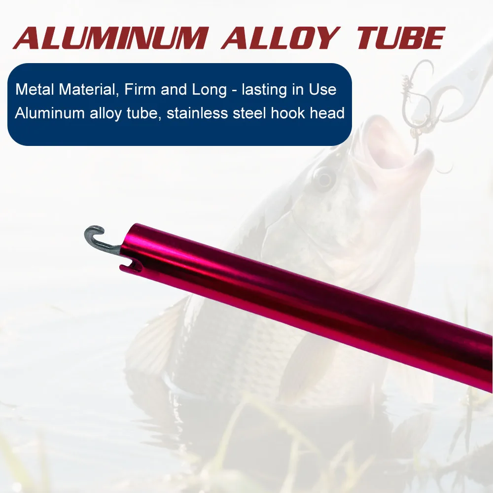 Limnoid Big Fish Hook Remover Aluminum Alloy Body Stainless Steel Hook Head Lightweight Design For Easy Fishing Hook Removal view 4