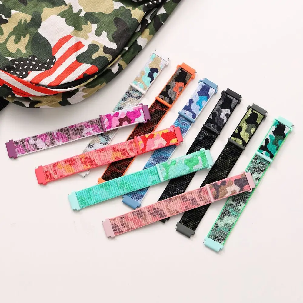 Case+Camouflage Nylon Strap For Samsung Galaxy Watch 7 6 5 4 40mm 44mm Sport Band 20mm Nylon Bracelet Correa For Galaxy 7 6 5 4