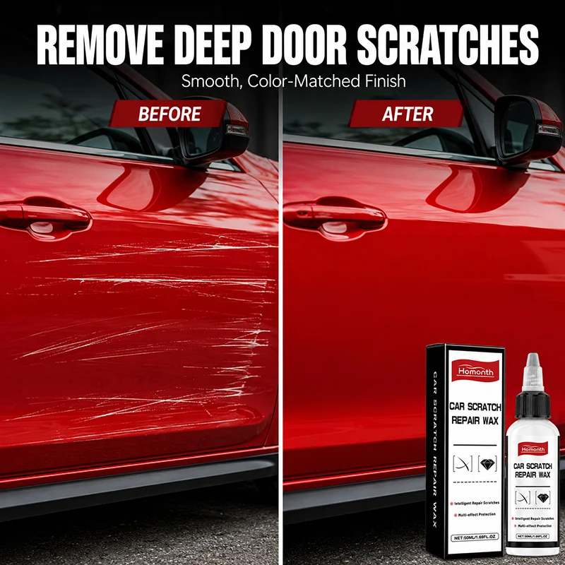 Car Scratch Repair Paste Automotive Paint Polishing Wax Surface Scuff Remover Gloss Restorer Detailing Compound