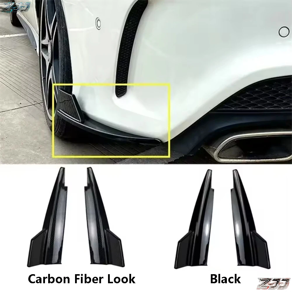 Rear Bumper Diffuser Splitter Spoiler Lip For Mercedes Benz CLA Class C117 X117 CLA200 CLA250 AMG 2013-2019 Car Accessories - view 6