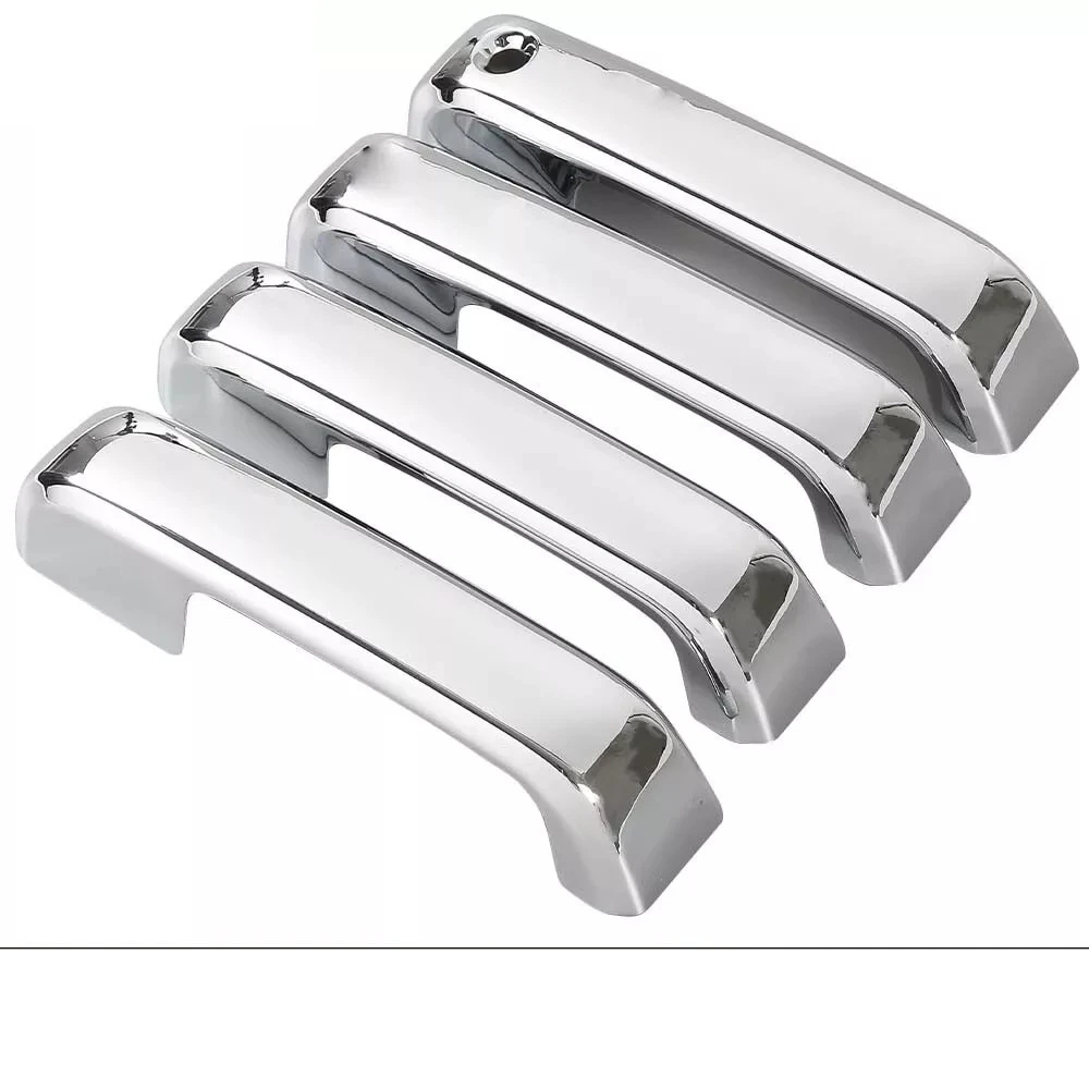 غطاء مرآة الرؤية الخلفية ومقبض الباب ديكور الكسوة لفورد F-150 2015-2020 كروم