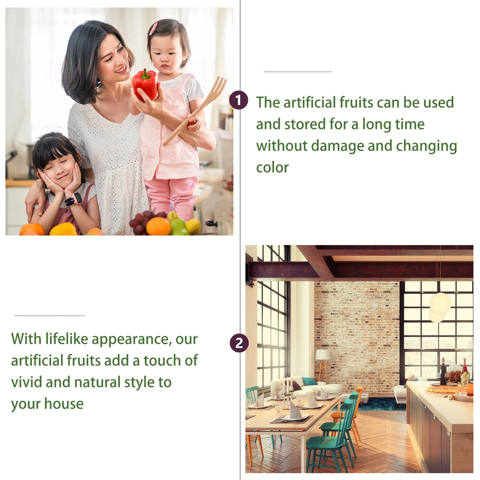 

10pcs Artificial Lemon Decor Green Fake Fruits For Kitchen Table Centerpieces Party Wedding Decoration Faux Fruit Plastic Fruits