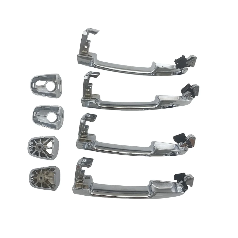 

Chrome Silver Replacement part Door Handle Covers For Toyota Hilux Vigo 2008 2009 2010 2011-2014 Car Accessories Decoration