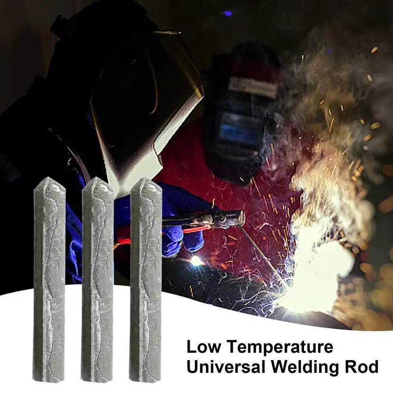 Bacchette per saldatura a bassa temperatura Melt rame ferro asta di saldatura in acciaio inossidabile per la saldatura Kit di agenti per fori riparato in alluminio