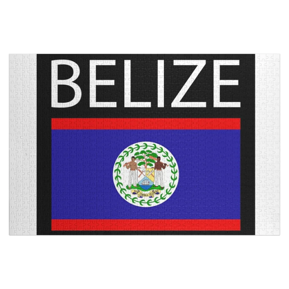 

Belize Jigsaw Puzzle For Children Custom Wooden Name Puzzle