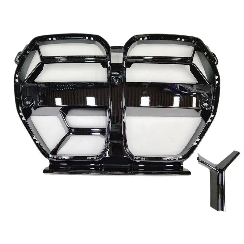 

Подходит для BMW M3 M4 G80/G82/G83, модифицированная передняя решетка CSL, глянцевая черная, в стиле CS