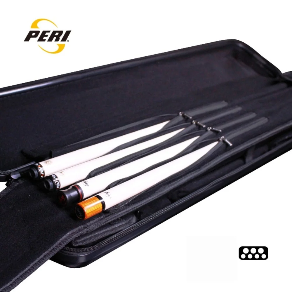 PERI ビリヤードキューとケース PERI Black Diamond Portable Billiard Cue Case Holder 3Butts 4