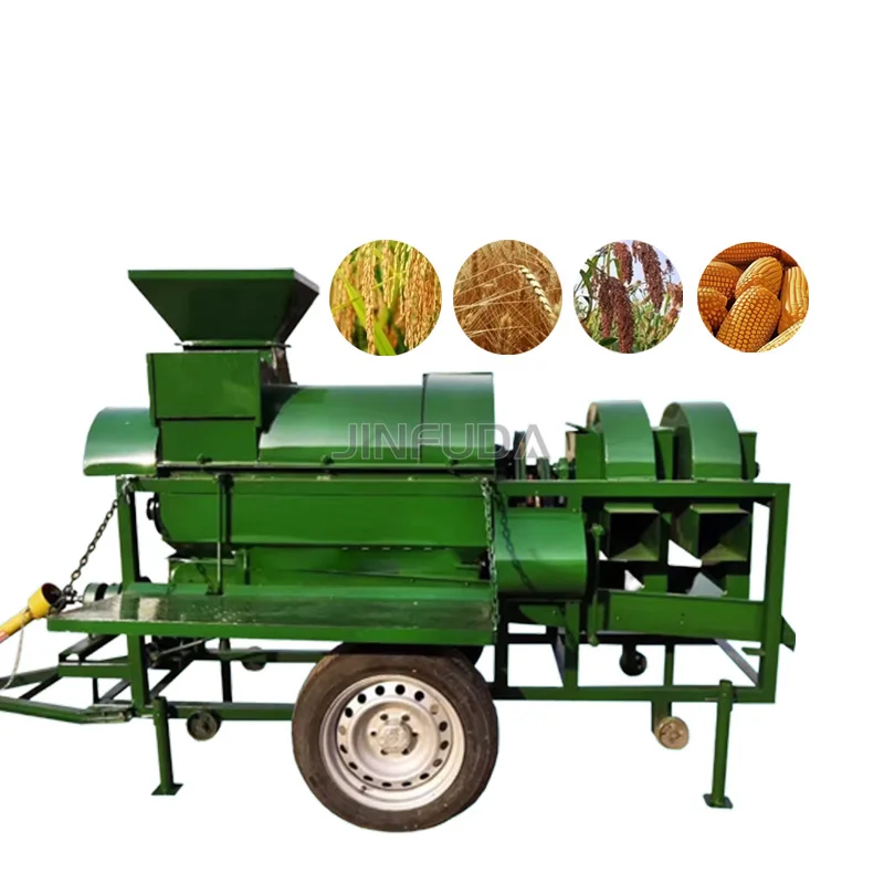 High Performance Large PTO Diesel Wheat Millet Sorghum Beans Corn Thresher Corn Sheller