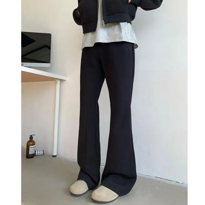 

Cleanfit Men's Casual Loose Wide Leg Sports Pants Bla Knife Spring Autumn Loose Fit Youthful ular Polyester Fiber