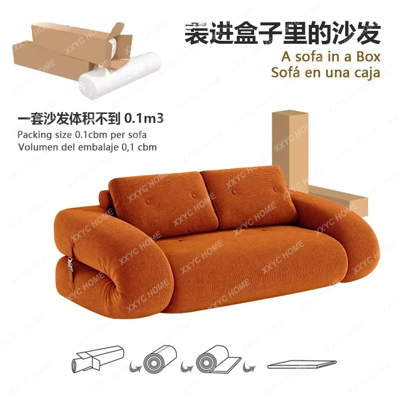 

Прямые продажи с фабрики: тканевый диван-кровать, раскладной, двойного назначения, компактный диван-кровать.