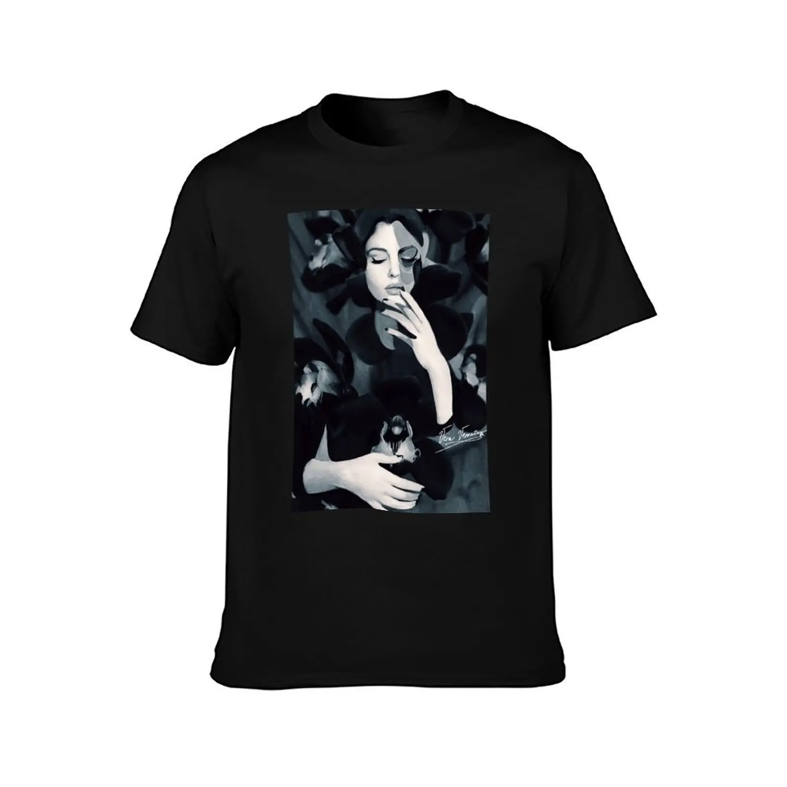 Monica Bellucci my version T-Shirt Soft Durable Cotton T-Shirt