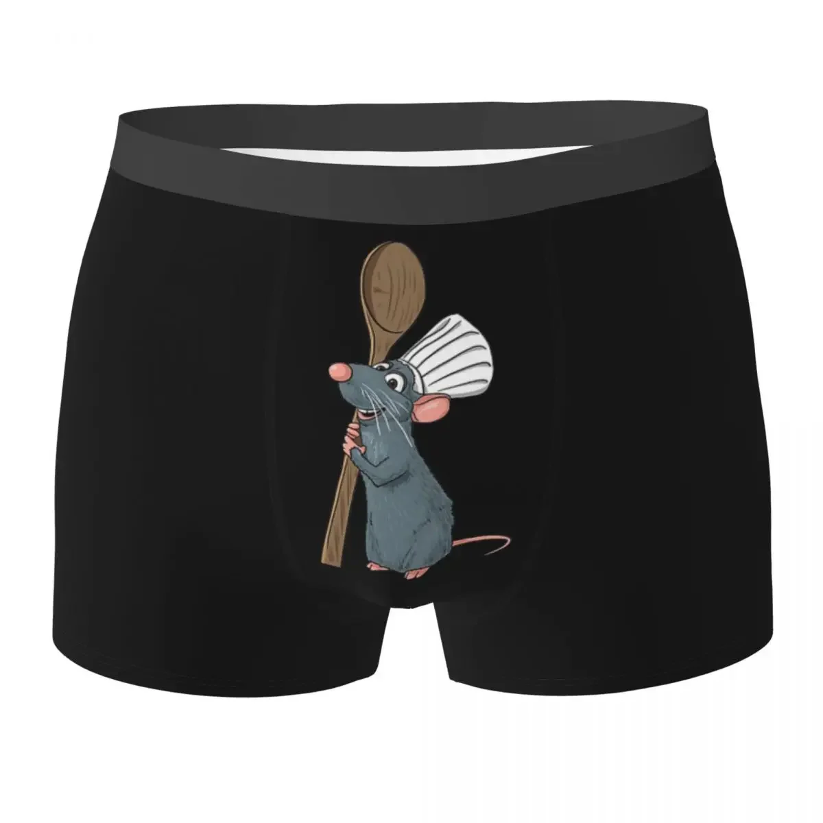 Boxer Underpants Shorts Remy The Little Chef From Ratatouille Panties Male Breathable Underwear for Homme Man Boyfriend Gifts