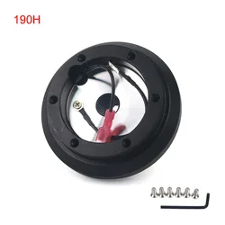 190H Aluminum Steering Wheel Boss Kit Hub Adapter Car Refit Kit Steering Wheel Connector Base Adapter