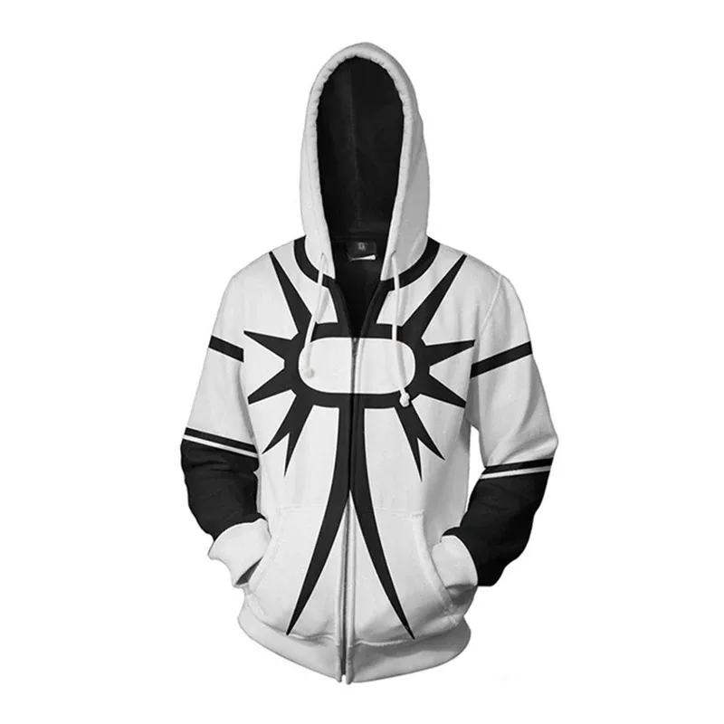 Game Tekken 8 Jin Kazama Sweatshirt Leina Hoodies Cosplay Clothes Kazuya Mishima Jacket Zipper Hooded Unisex Streetwear Coat 365