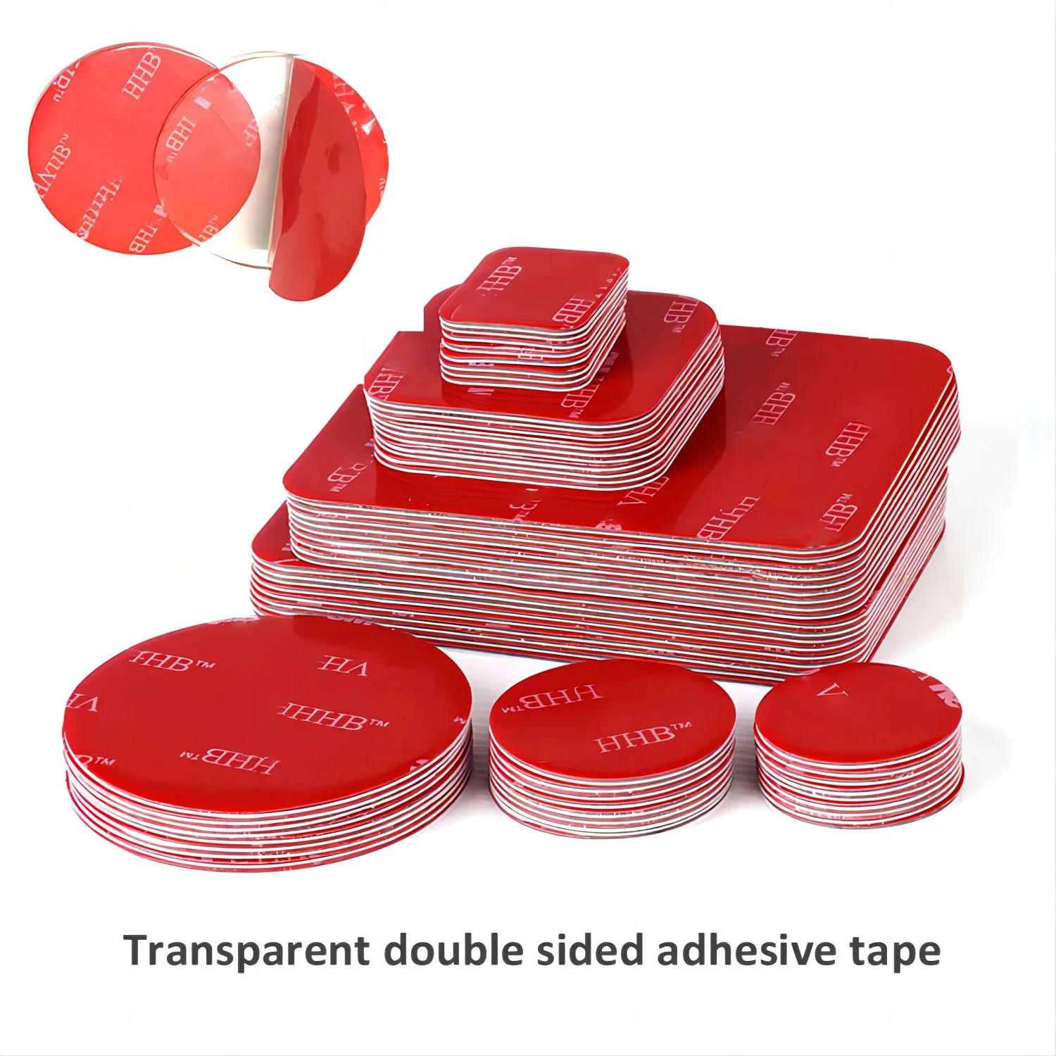 Transparent Acrylic Double-Sided Adhesive Tape | Strong Stickiness Waterproof No Trace High Temperature Resistant