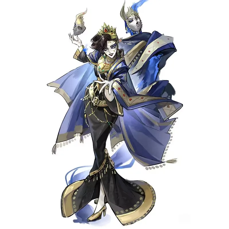 «Иdentity V» тематическая акриловая настольная вывеска "Opera Performer, восковая фигурка художника, Red Lady