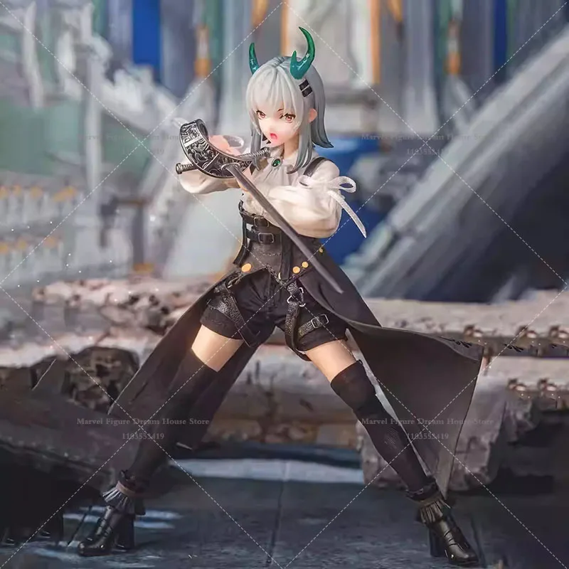 ฮาซูกิ PA008 ตุ๊กตาแอ็คชั่นฟิกเกอร์ขนาด 1/12 ซีรีส์พ็อกเก็ตอาร์ต โรส โนเบิล ไนท์ กลอเรีย ดราก้อน ซิสเตอร์ ซอว์ร์ดแมน ตุ๊กตาขนาด 6 นิ้ว