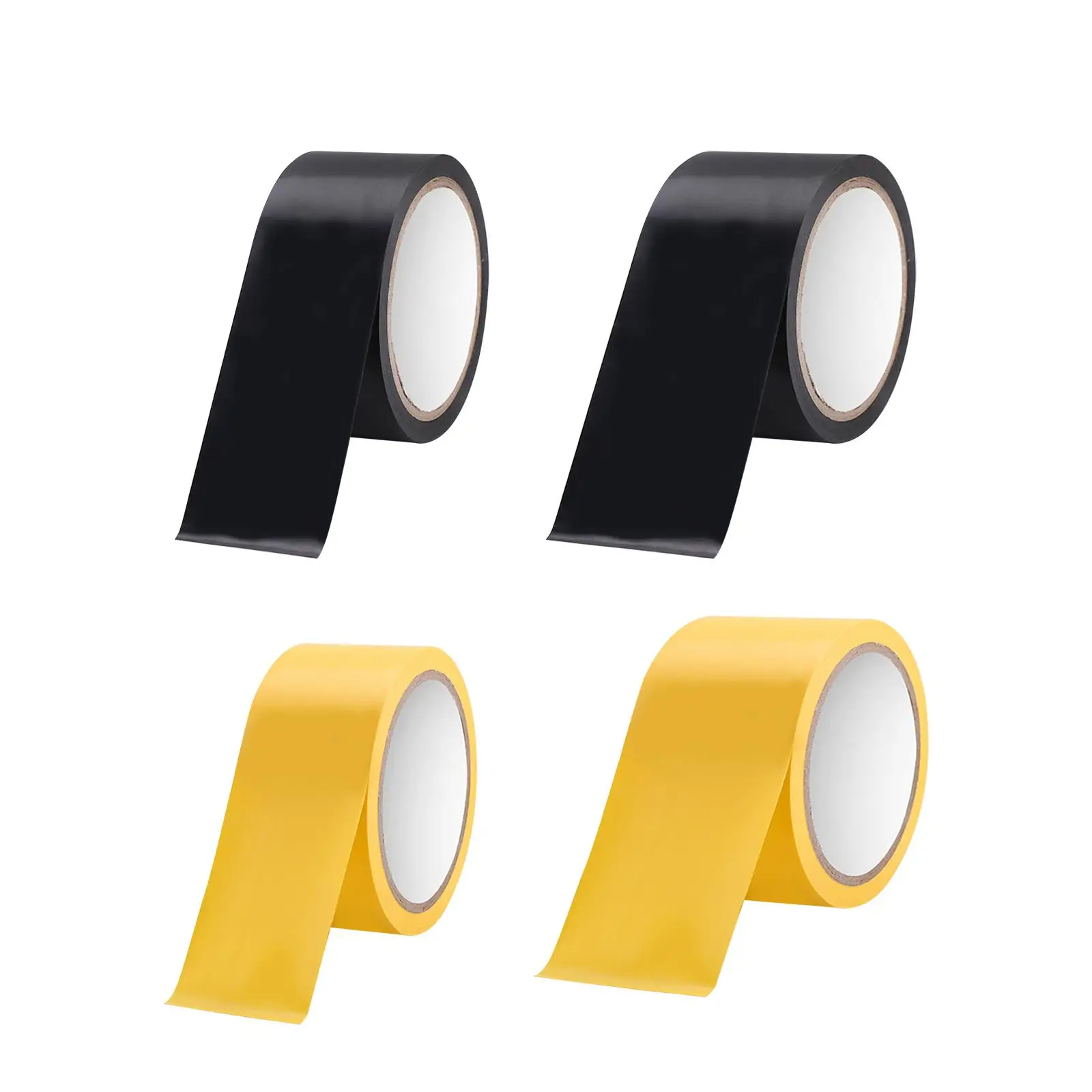 Warning Tape Warning Sticker Wear Resistance Warning Floor Tape Waterproof Caution Tape Roll for Walls Stairs Floors