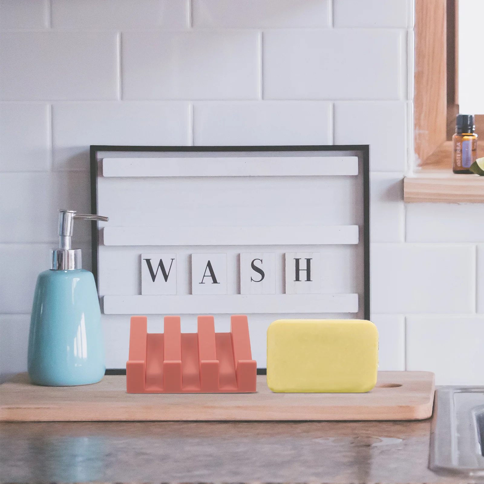 

1Pcs Diatomite Soap Saver Dish Soap Holder Eco Friendly Quick Dry Water Absorption Antislip Mat for Shower Use