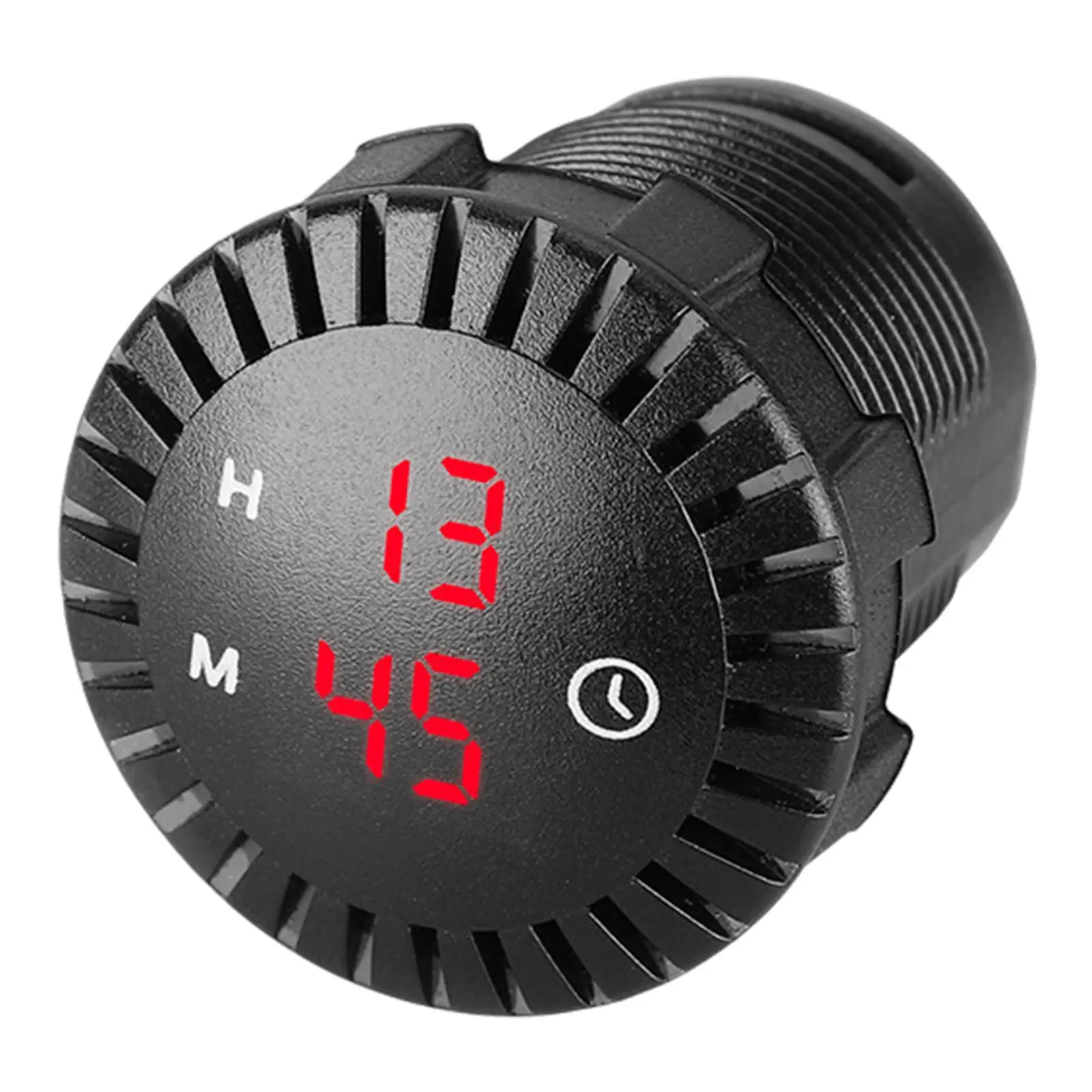 12V/24V Touch Digital Clock 24 Hours Direct Replaces Easy to Install Spare Parts Professional Accessories Premium for Boat