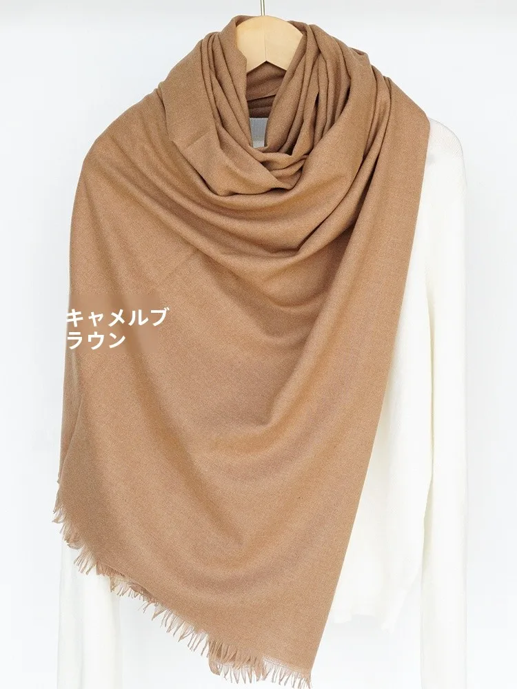 Echarpe-douce-classique-a-chevrons-nouvelle-collection-2026-large-marron-camel-echarpe-d'epaule-tres-chaude-style-coreen