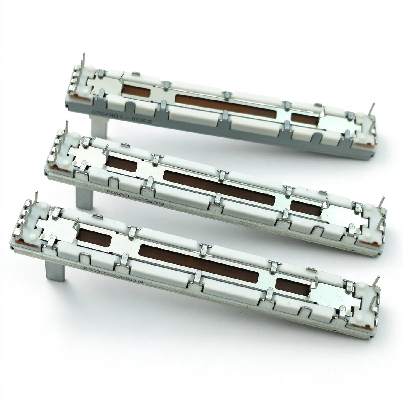 Original New 100% Mixing Console Potentiometer 75MM A10K Handle Length 15MMC 6Pin RS6011SY Stroke 60MM (SWITCH)
