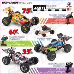 WLtoys 1/14 144016 144001 Brush RC Car 144010 Brushless  Metal 1:14 High Speed 4WD Drive Off-Road 2.4G Transmitter  RC Car