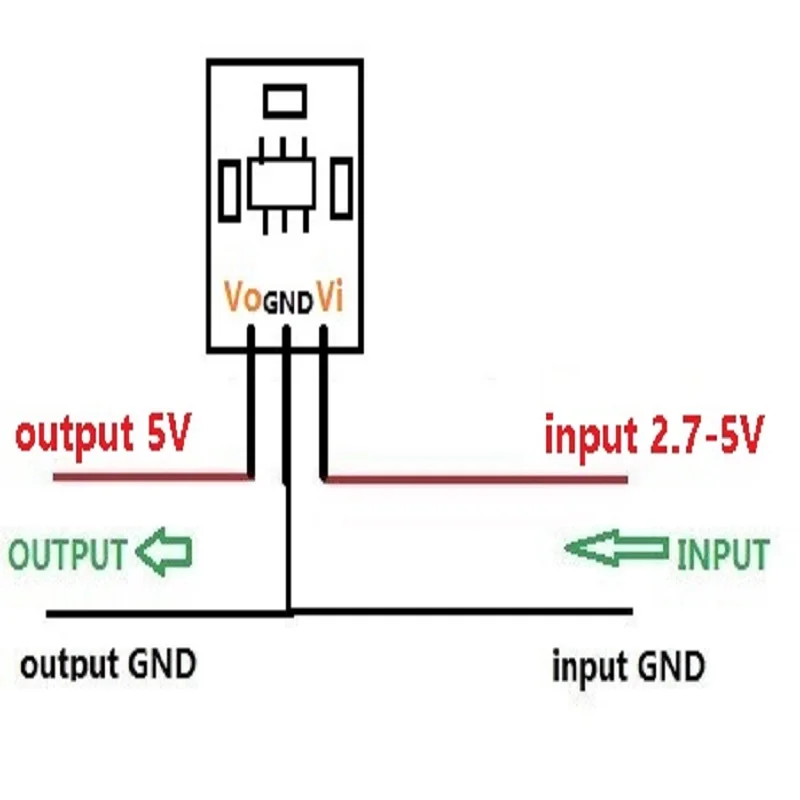 Small 3V  to 5V DC-DC Converter Boost Power Supply Module For USB Power Bank 18650 lithium battery solar