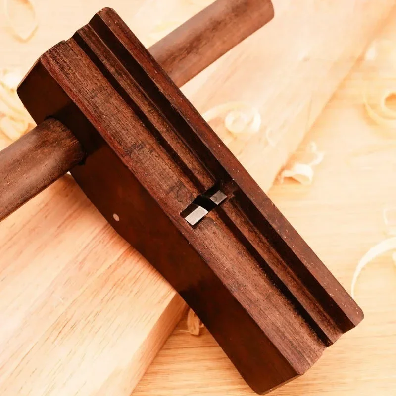 Carpentry Single Line Planer Woodworking Hand Badger Plane Plough Router Grooving Plane for Wood Craftsmanship Mortise Joint DIY