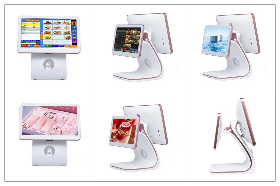 Windows/android---15/15.6 بوصة تعمل باللمس آلة الكل في واحد، آلة طلب المطاعم، آلة تسجيل النقود POS --- FY #2