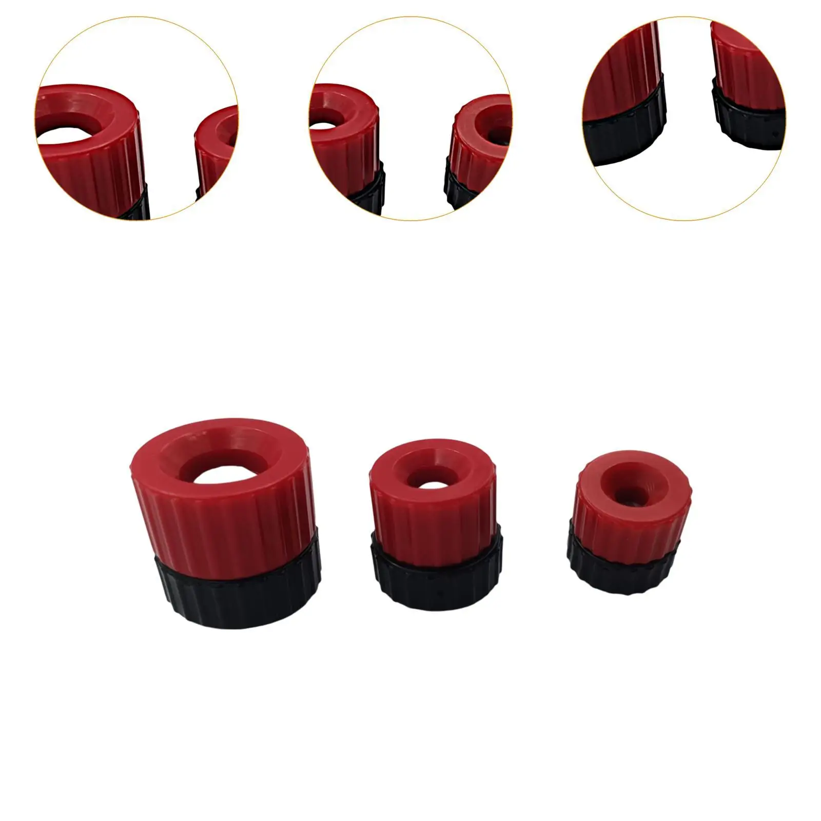 3x Drill Bit Stop Collars Drill Bit Positioning Accessory Adjustable Drill Bit Stopper