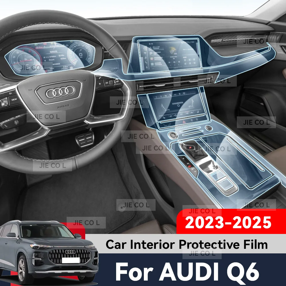 

Auto Central Control TPU Navigation Anti Scratch interior Protection Film Navigation For AUDI Q6 2023 2024 2025 Accessories