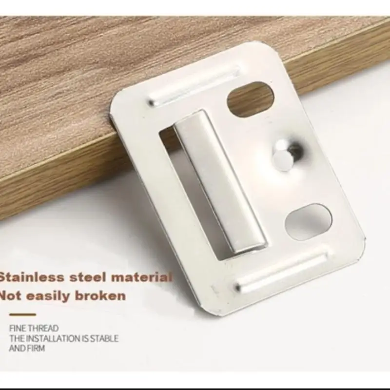 200pcs Wall Panel Clips Metal Clip Fluted Wall Panel For Wpc Wall And Ceiling Fluted Cladding Clip