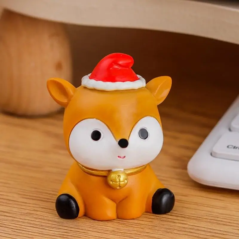 Holiday Figures Set of 4 for Desk Shelf and Christmas Display A2BB