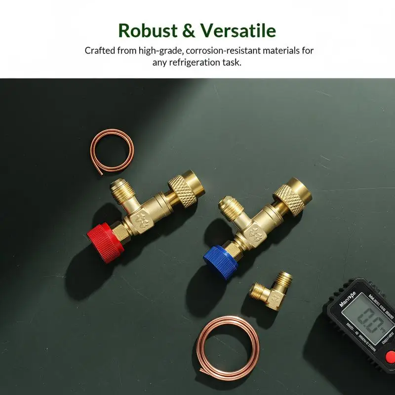 HS R410a R22 Air Conditioning Safety Valve Adapter Professional Refrigeration Tool for AC Technicians