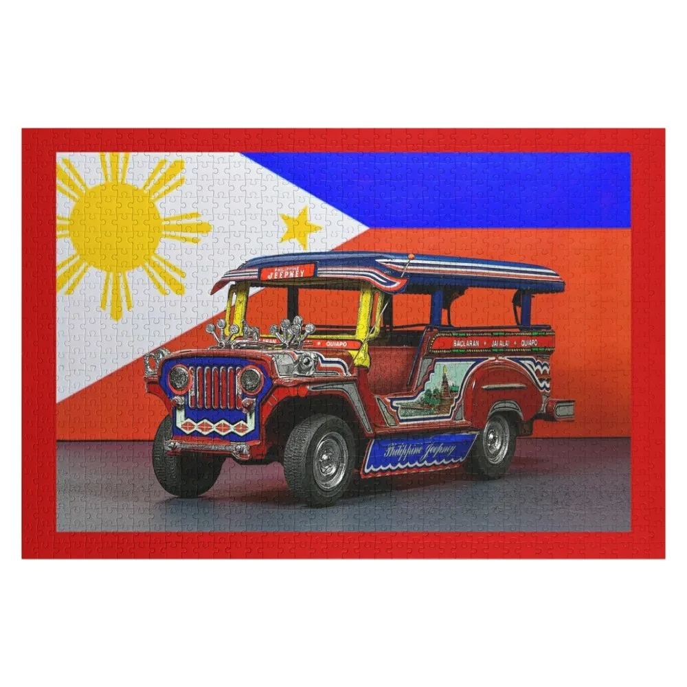 

Philippine Jeepney Jigsaw Puzzle Animal Woodens For Adults Customized Photo Children Puzzle