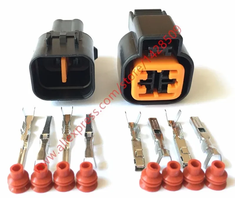 1 Pcs PB621-04020 PB625-04027 Female Male Kum 4 Pin Automotive Plug Electric Connector