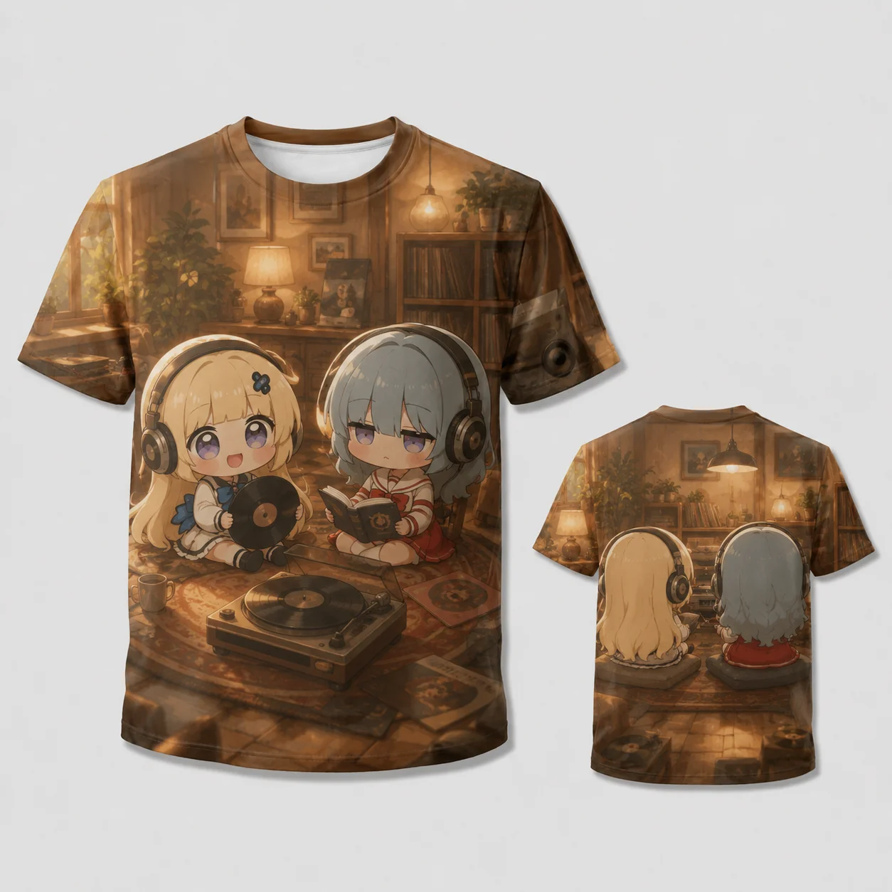 Phoebe Joubi Phrolova Cute Chibi Anime Flower Shop T Shirt Kawaii Girls Hydrangea Bouquet Floral Garden 3D Print Dry Top 2026