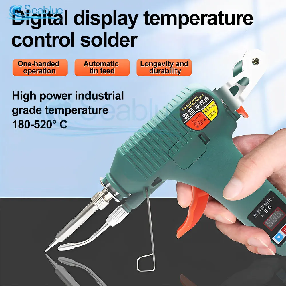 Automatically Send Tin Gun Hand-held Electric Soldering Iron Gun Internal Heating Soldering Iron Soldering Welding Repair Tool